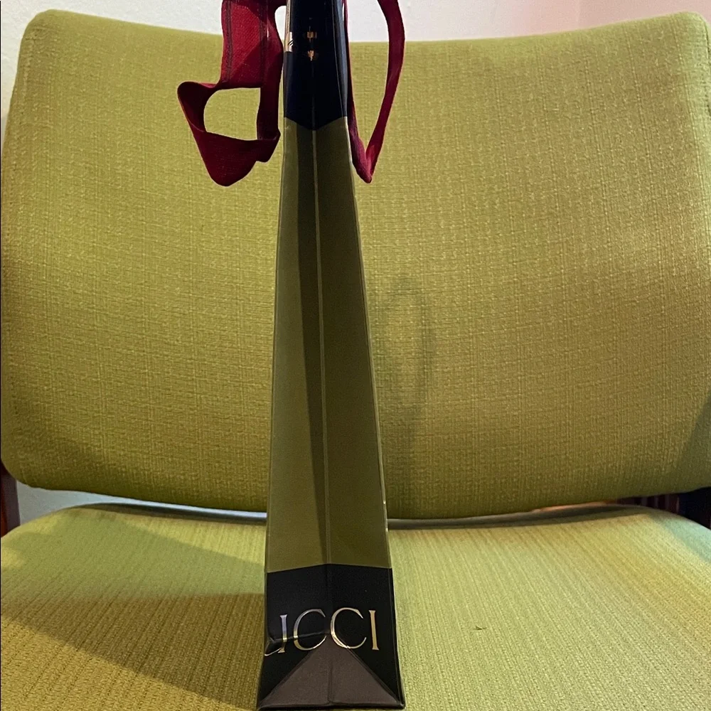 Gucci Olive Bag with Crimson Handles